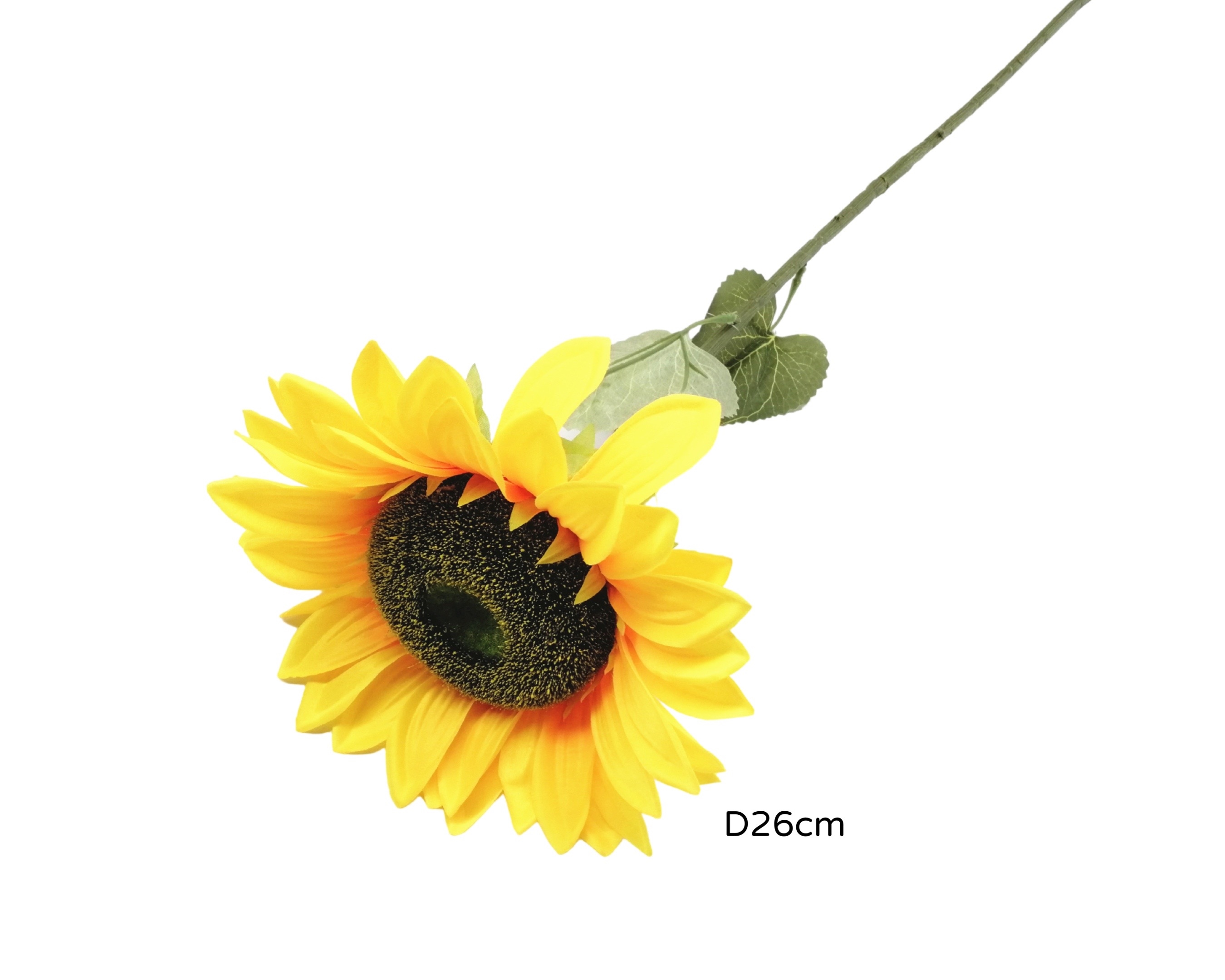 V637-AFL35155-202508251653-00 bulk 12 Artificial Sunflower Spray 26x87cm - Image 1