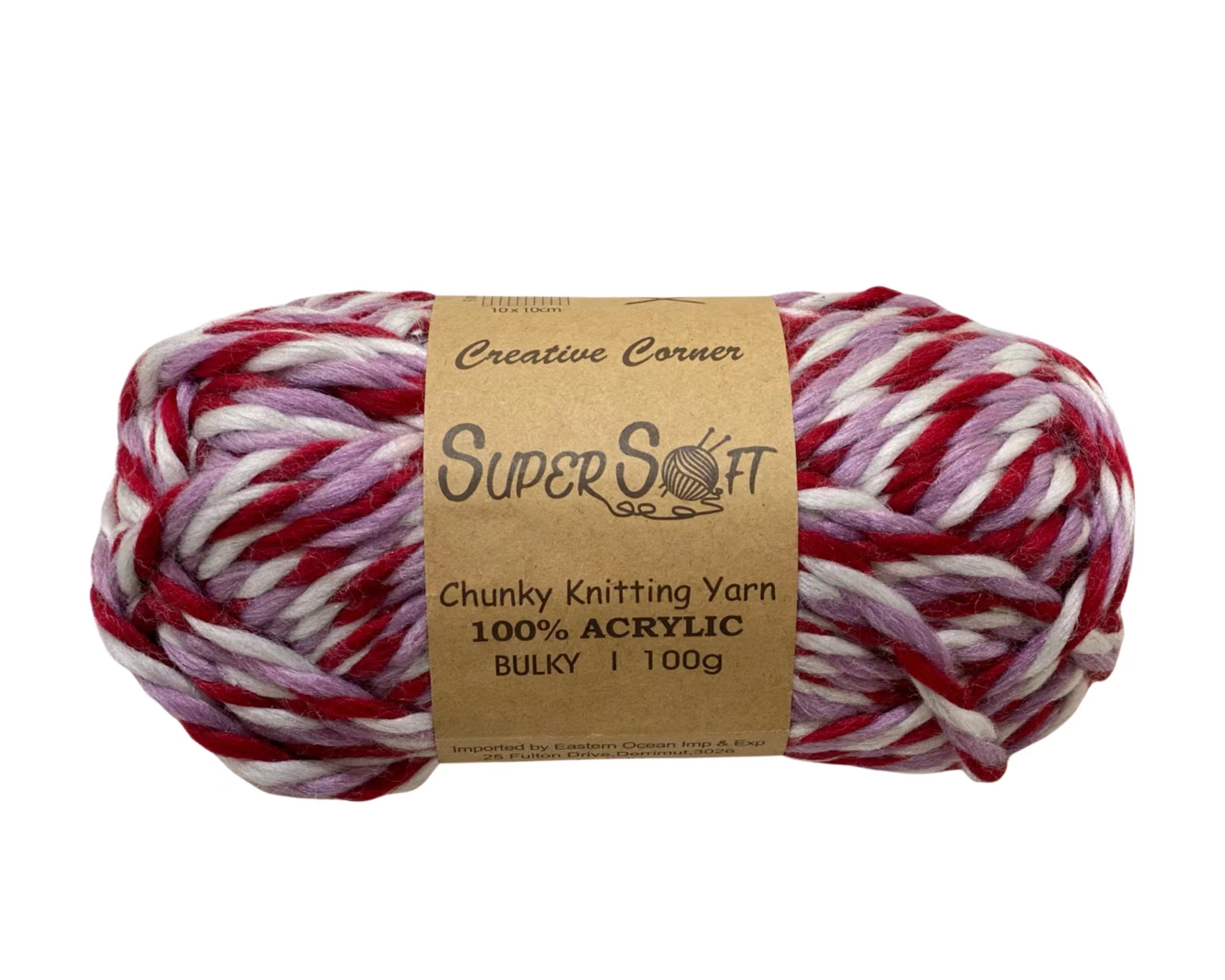 V637-CRA32326-202508251935-00 bulk 12 Berry Chunky Super Soft Knitting Yarn - Image 1