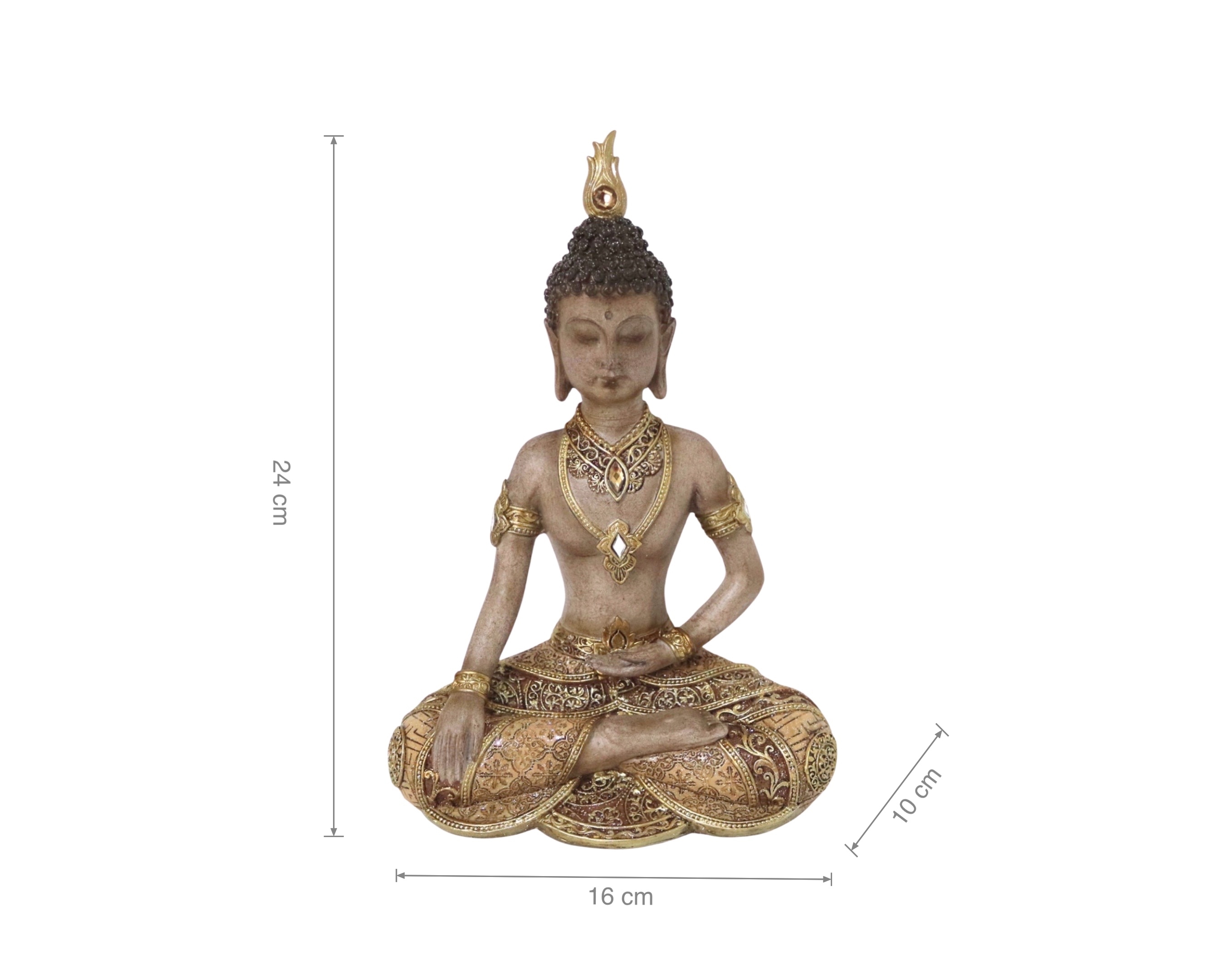 V637-DCO34712-202508251630-00 Buddha Statue 24cm - Image 1