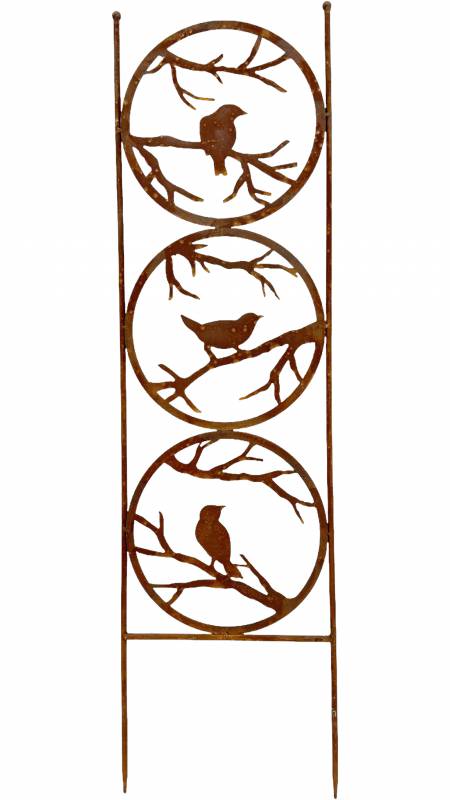 V637-E144934-202508251853-00 Garden Birds Stake Wall Art 97cm - Image 1