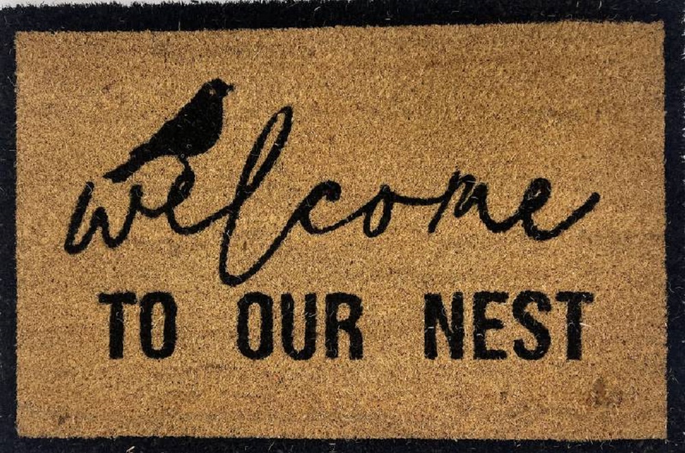 V637-E423623-202508252335-00 Welcome to Our Nest Doormat Door Mat 60x40cm - Image 1