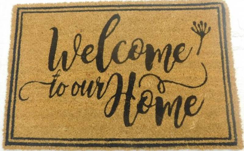 V637-E423711-202508251955-00 Welcome To Our Home Doormat 60x40cm - Image 1