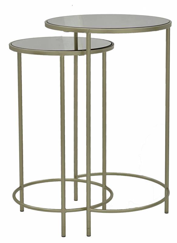 V637-E522564-202508252015-00 Set 2 Sally Glass Side Table 65cm - Image 1