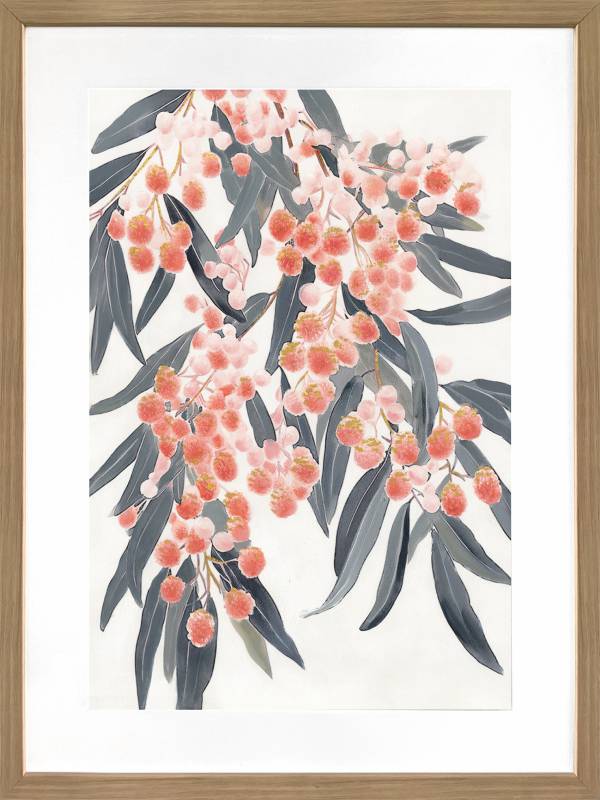 V637-E646071-202508252335-00 Australiana Artwork Framed W Glass Front 60x80cm - Image 1