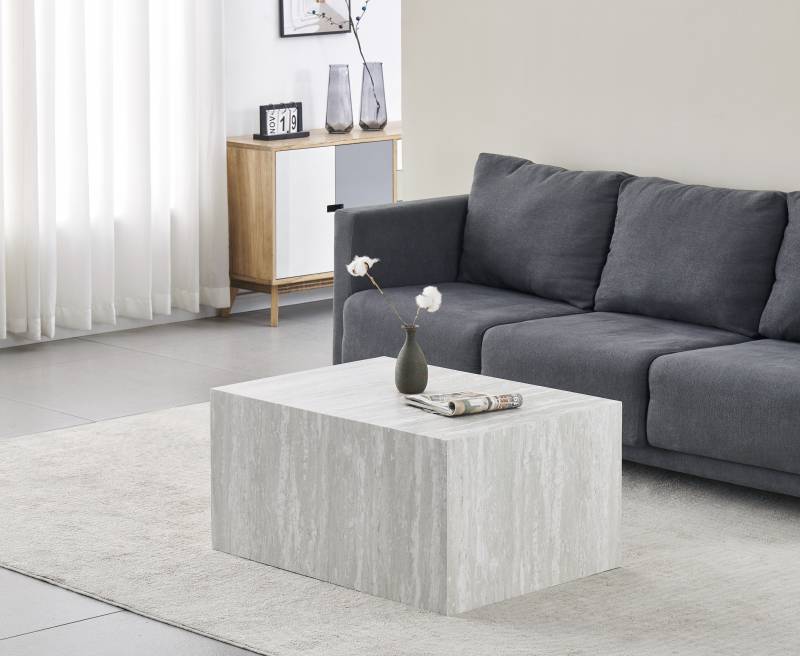 V637-E683005-202508251955-00 Hugo Rectangle Coffee Table 80x40cm - Image 1