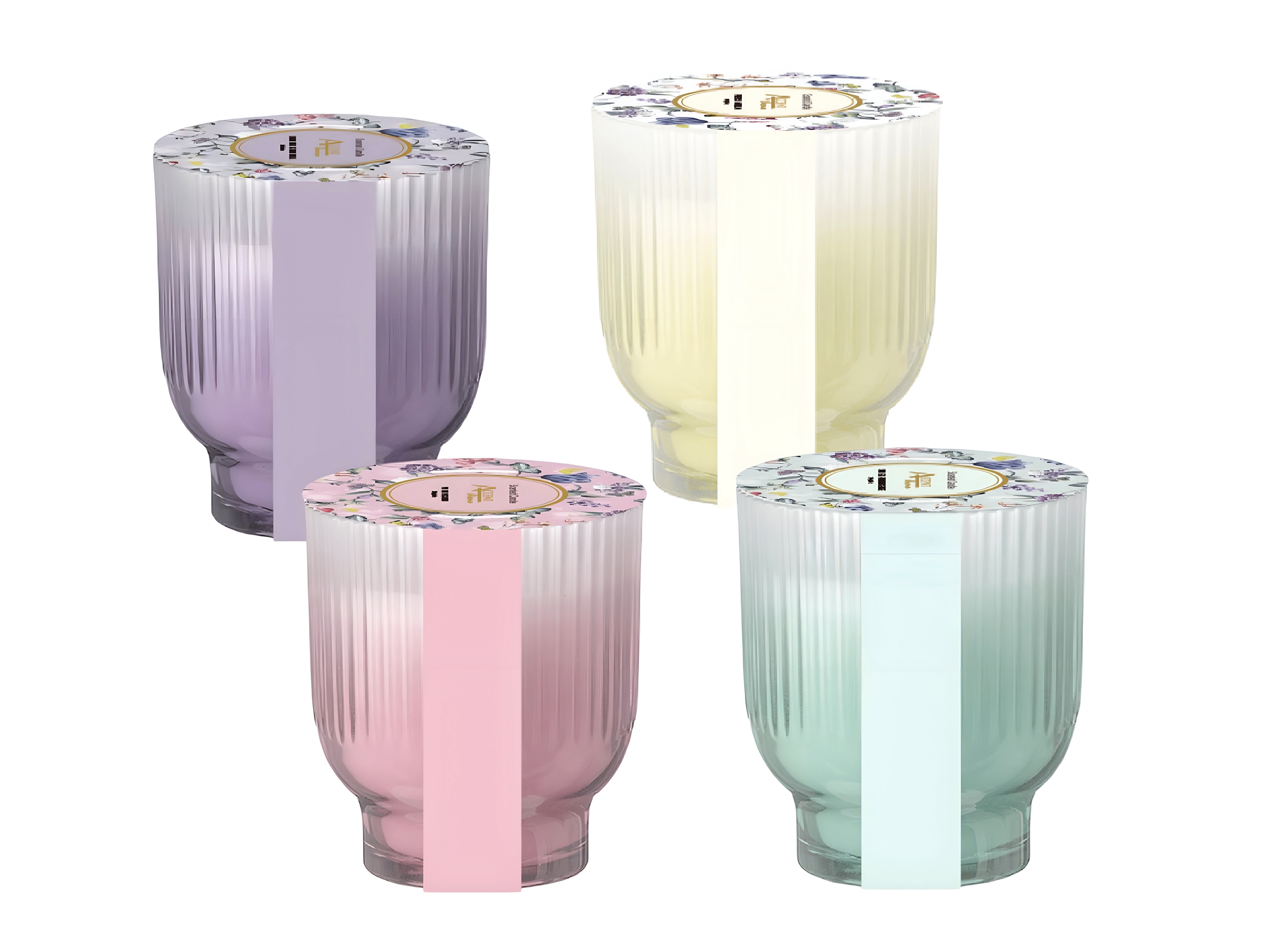 V637-INC37138-202508252230-00 bulk 12 Jardin Floral Scented Candle 270g 4 Assort - Image 1