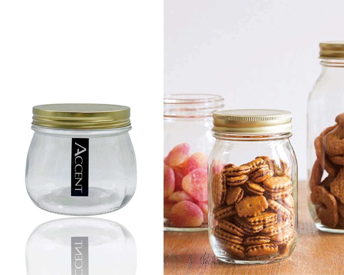 V637-KIT32675-202508252310-00 bulk 24 Glass Jar w Screw Lid 470ml Canister 10cm - Image 1