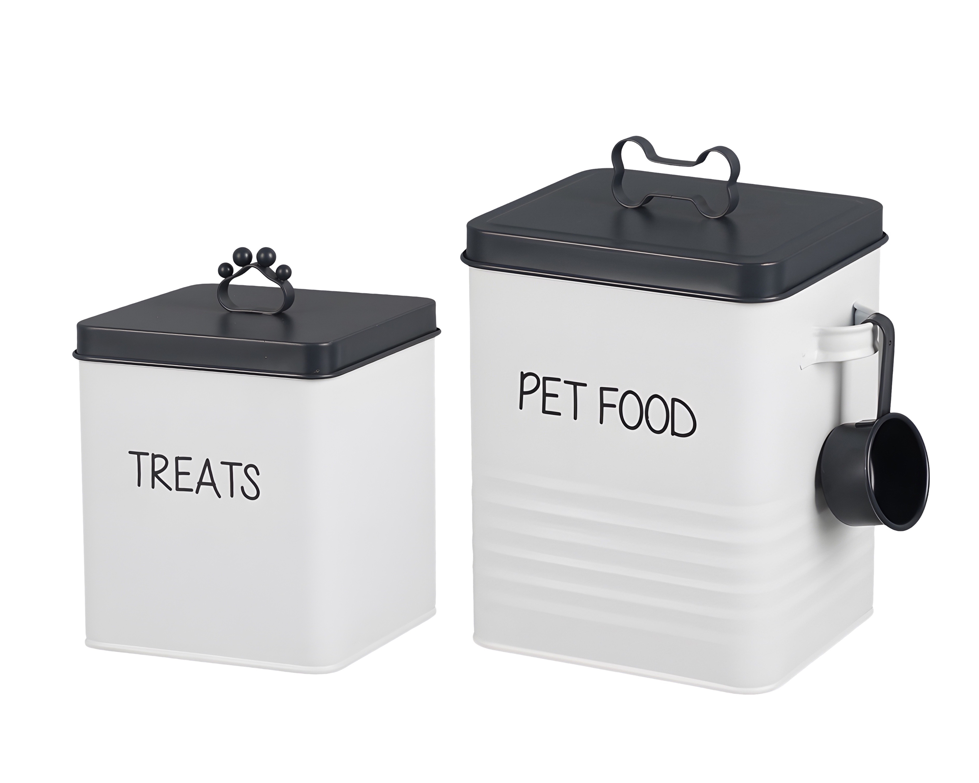 V637-KIT35882-202508252355-00 Set 2 Pet Food n Treat Storage Container 27cm - Image 1