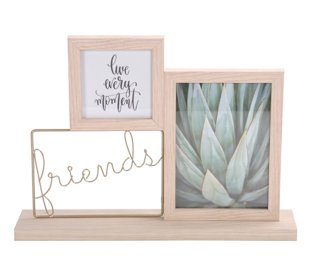 V637-PHO30974-202508252045-00 Friends Memories w Glass Front Photo Frame 36x25cm - Image 1