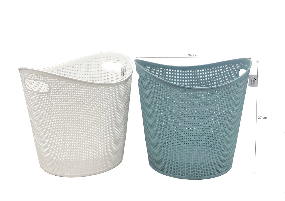 V637-PLA31362-202508260530-00 bulk 8 Scoop Basket w Handle Assort 39cm - Image 1