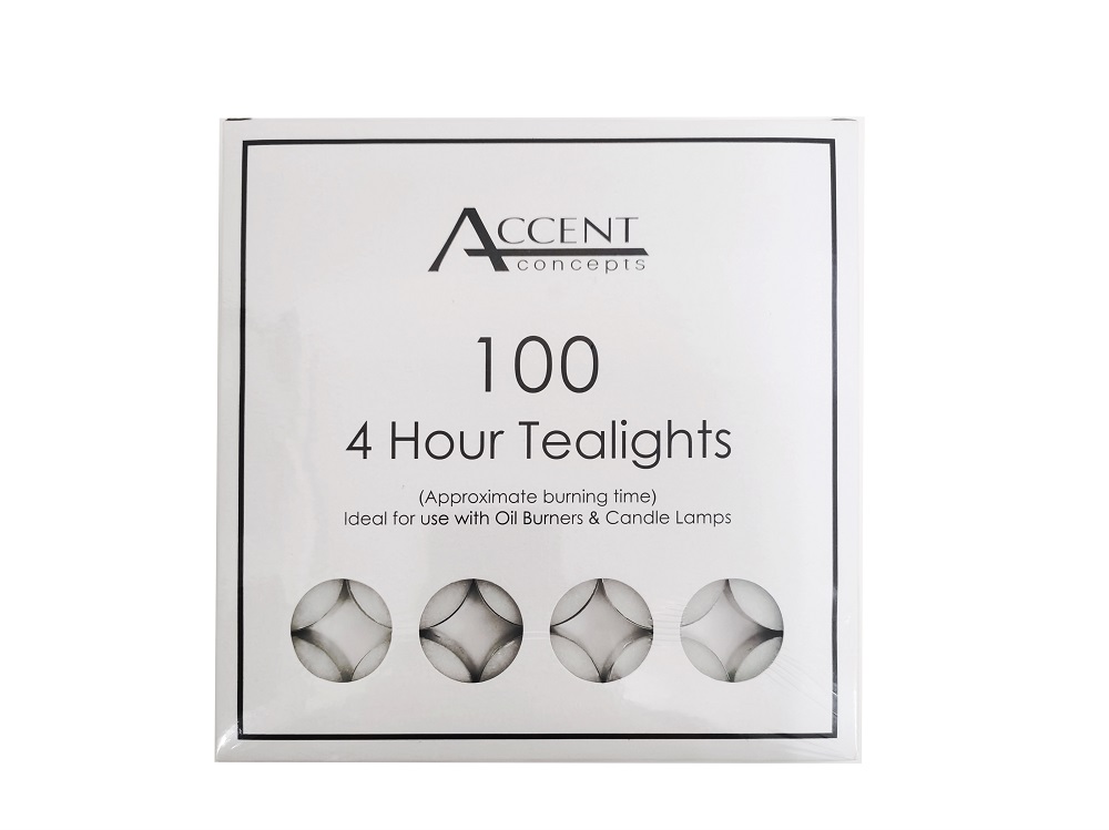 V637-TLH32177-202508260635-00 bulk 1000 Accent 4 Hour Tealight Candle - Image 1