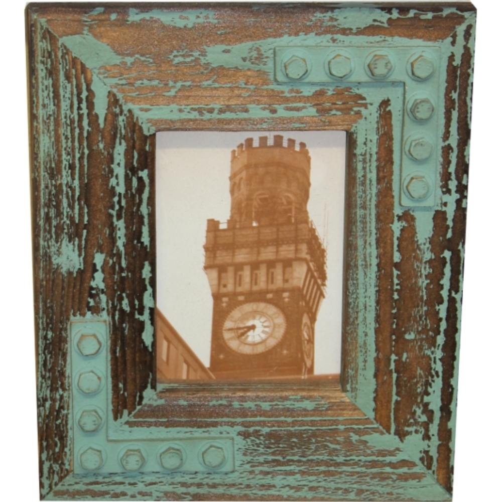 V637-WF-11A575-202508260715-00 Rustic Single Photo Frame 31cm - Image 1