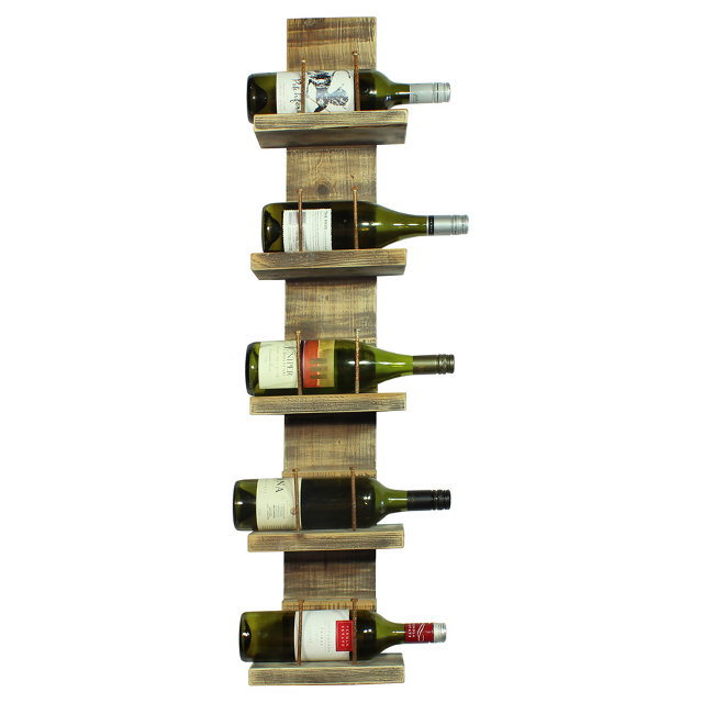 V637-WF-AHF1473HM-202508260735-00 Wine Rack For 5 Bottles 100cm - Image 1