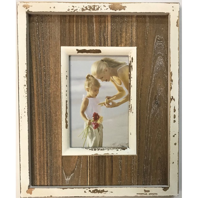 V637-WF-AHF172243-202508260415-00 Rustic Single Photo Frame 28cm - Image 1