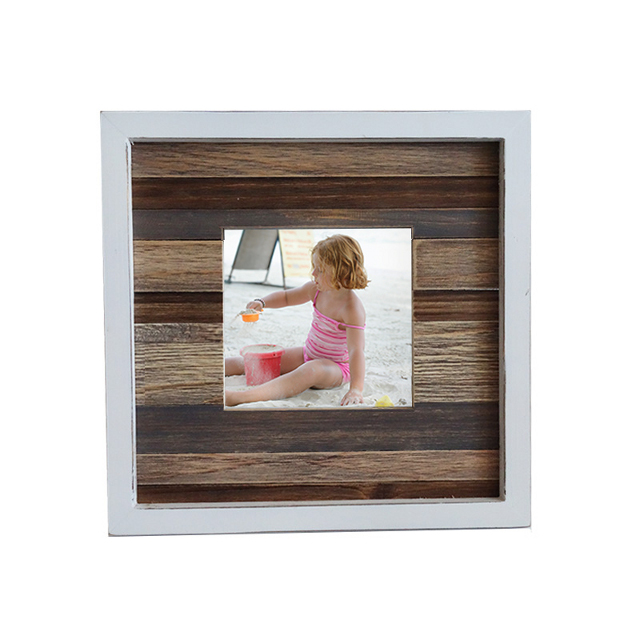 V637-WF-AHF200359-202508260430-00 Wooden Single Photo Frame 25cm - Image 1