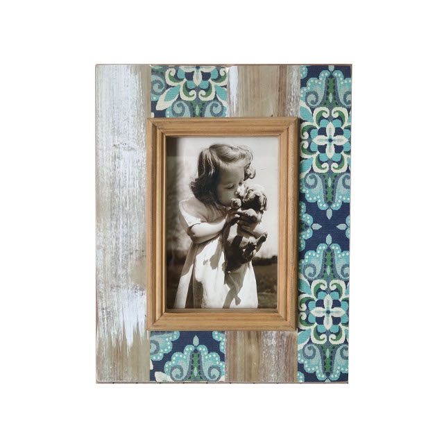 V637-WF-AHF200418-202508260430-00 Rustic Single Photo Frame 28cm - Image 1