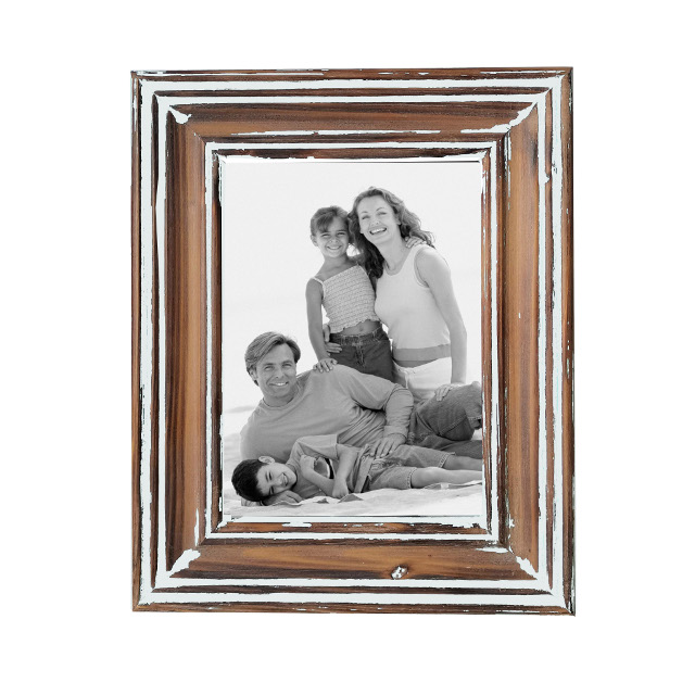 V637-WF-AHF200594-202508260435-00 Rustic Single Photo Frame 25cm - Image 1