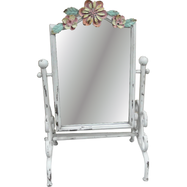 V637-WF-BL113353-202508260515-00 Small Cheval Mirror Free Standing 49cm - Image 1