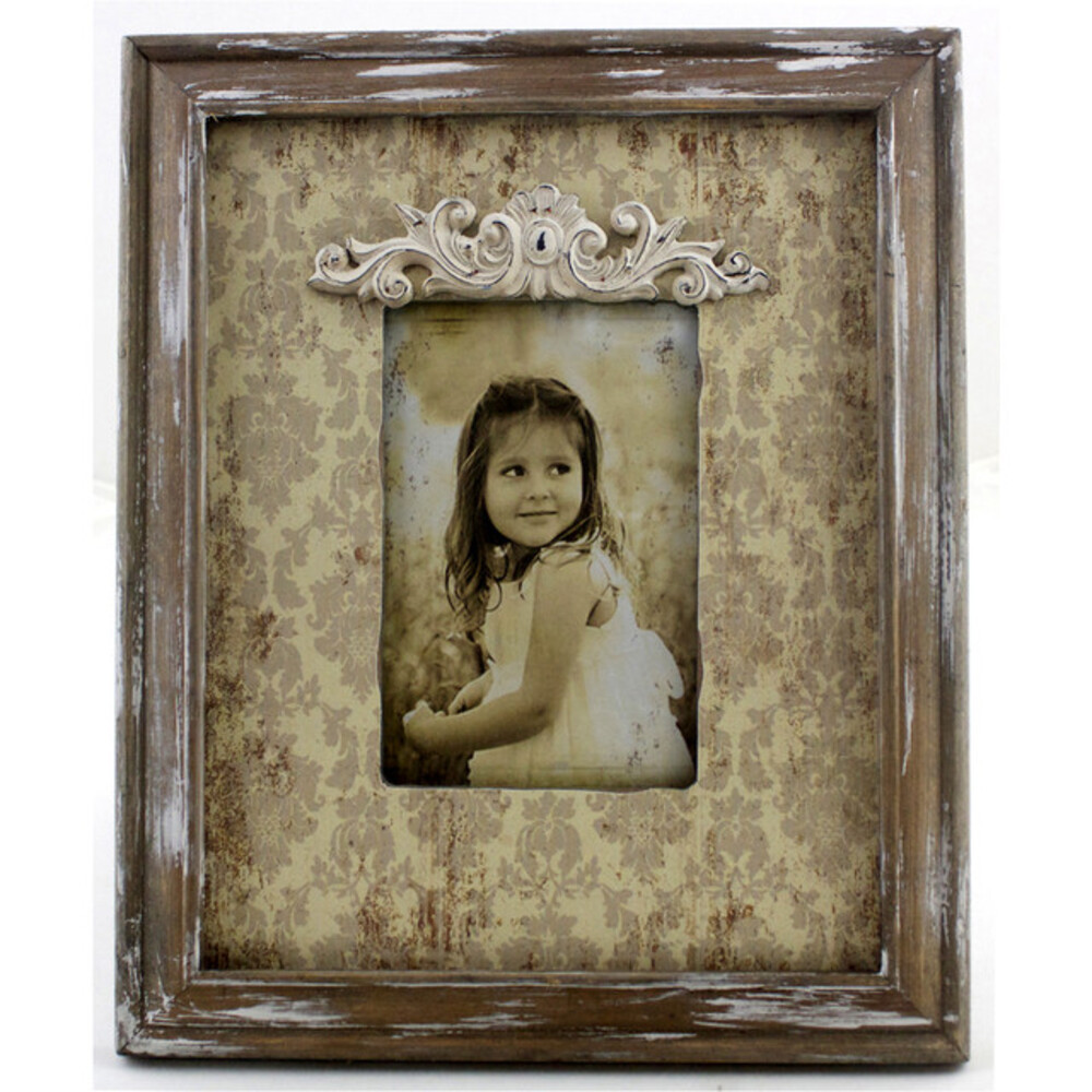 V637-WF-HDJ-0323-202508260545-00 Rustic Single Photo Frame 29cm - Image 1