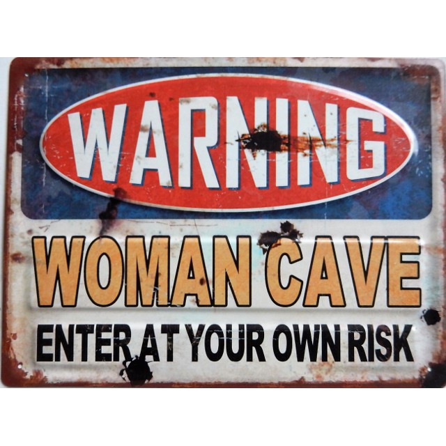 V637-WF-WOMANCAVE-202508260640-00 Woman Cave Wall Art 40cm - Image 1