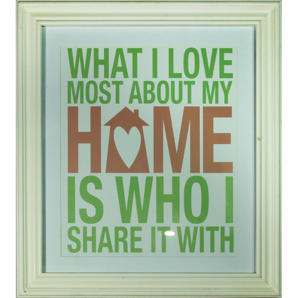 V637-WF-WOO-08352-202508260640-00 Framed Home Wall Art 47cm - Image 1