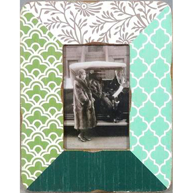 V637-WF-WOO-1042-202508260650-00 Rustic Single Photo Frame 23cm - Image 1