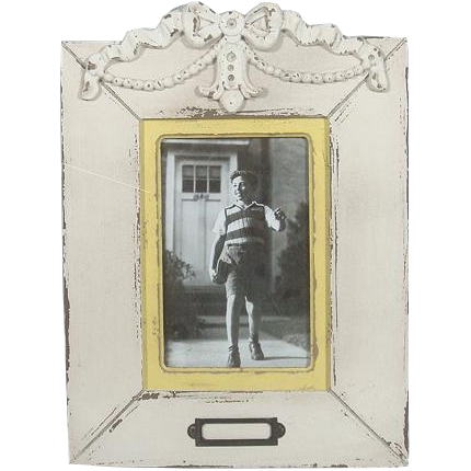 V637-WF-WOO-934-202508260715-00 Antique Single Photo Frame 29cm - Image 1