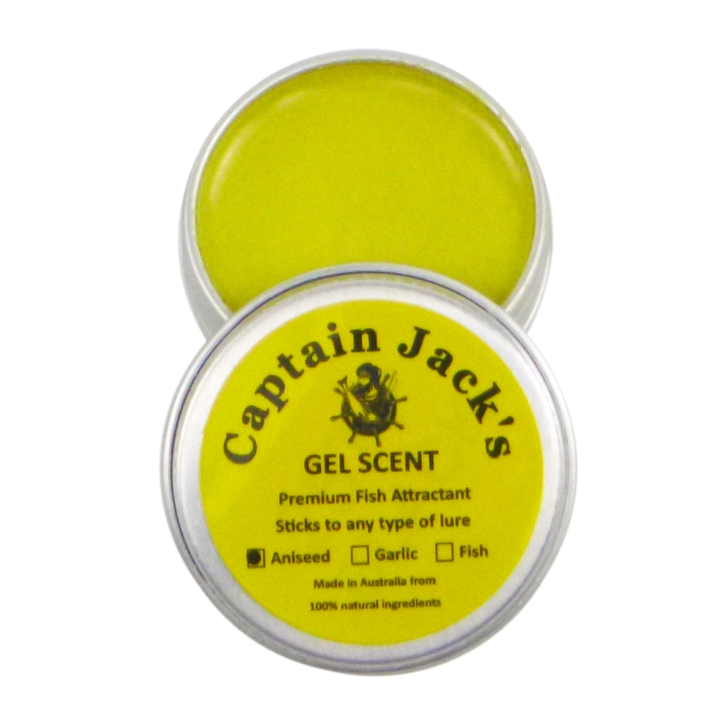 V658-93MC000030002-202507311210-00 Captain Jack's Gel Scent - Aniseed, 15 gm Tin - Image 1
