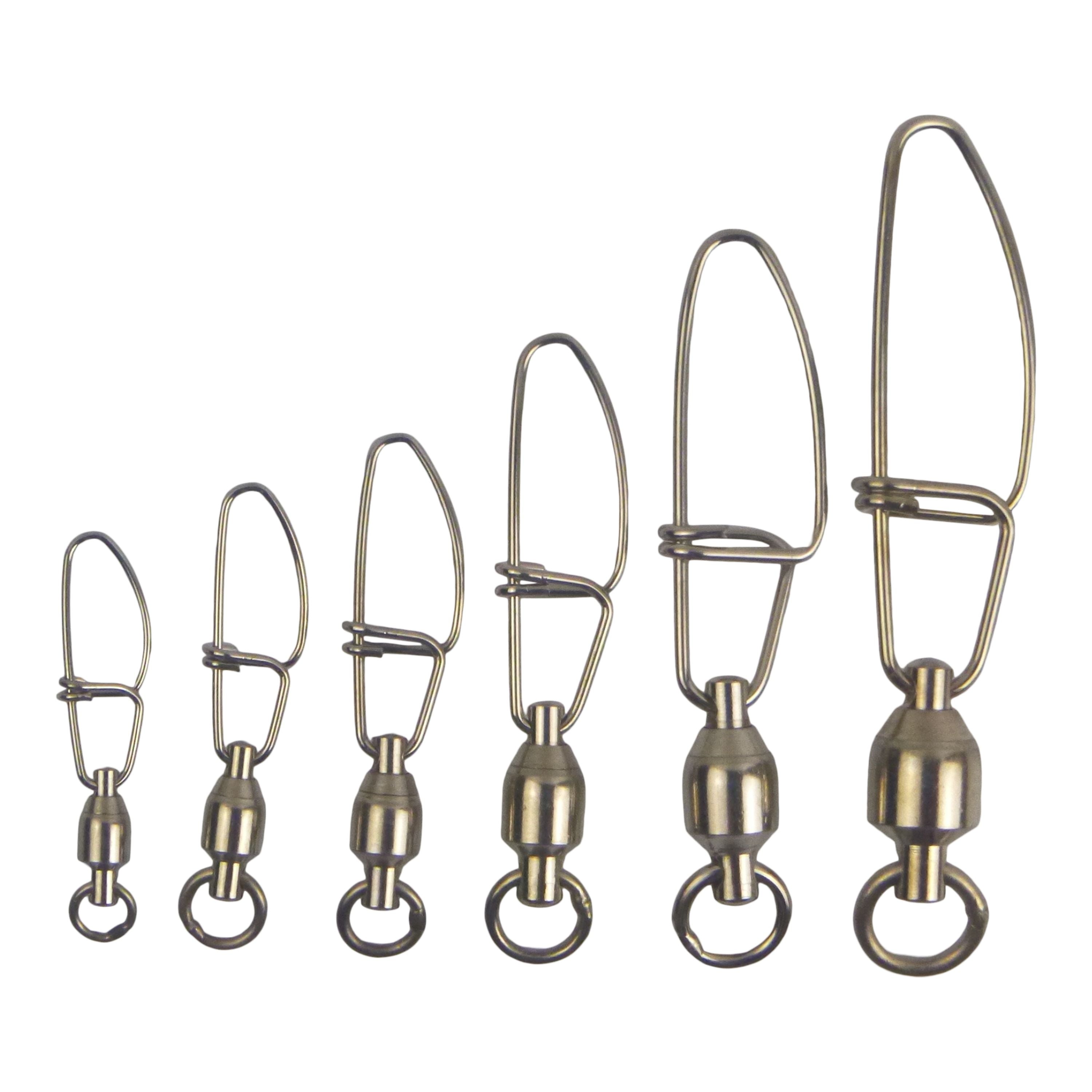 V658-93MC000130714-202507311231-00 Swimerz HD Ball Bearing Swivels with Crosslock Snap, Size 7, 10 pack - Image 1