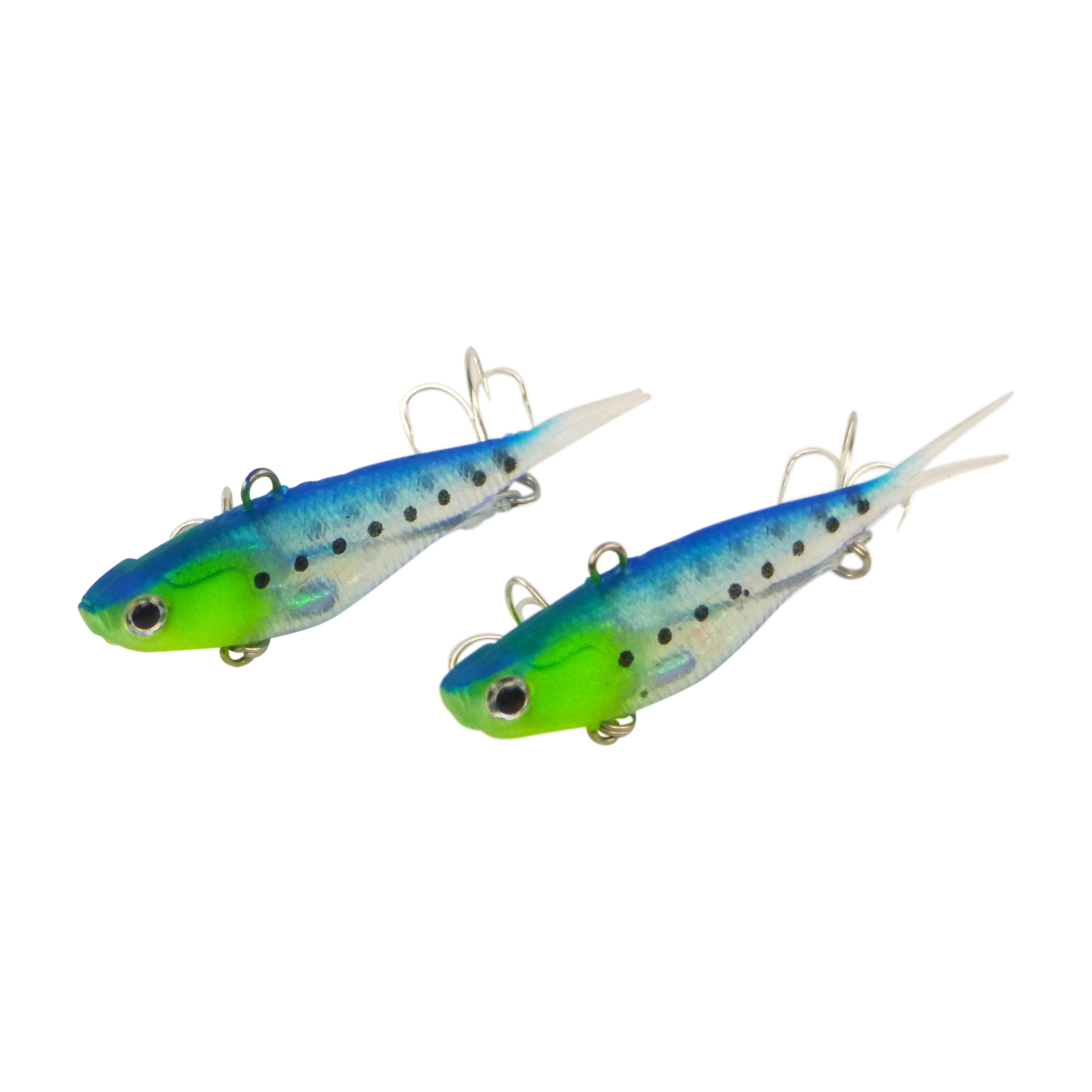 V658-93MC000220017-202507311430-00 Swimerz 95mm Soft Vibe, Blue Water, 2 pack - Image 1