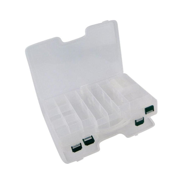 V658-93MC000220100-202507311446-00 Rig Ezy 44 Compartment Double-sided Tackle Box. 295mmL x 210mmW x 6ommD - Image 1