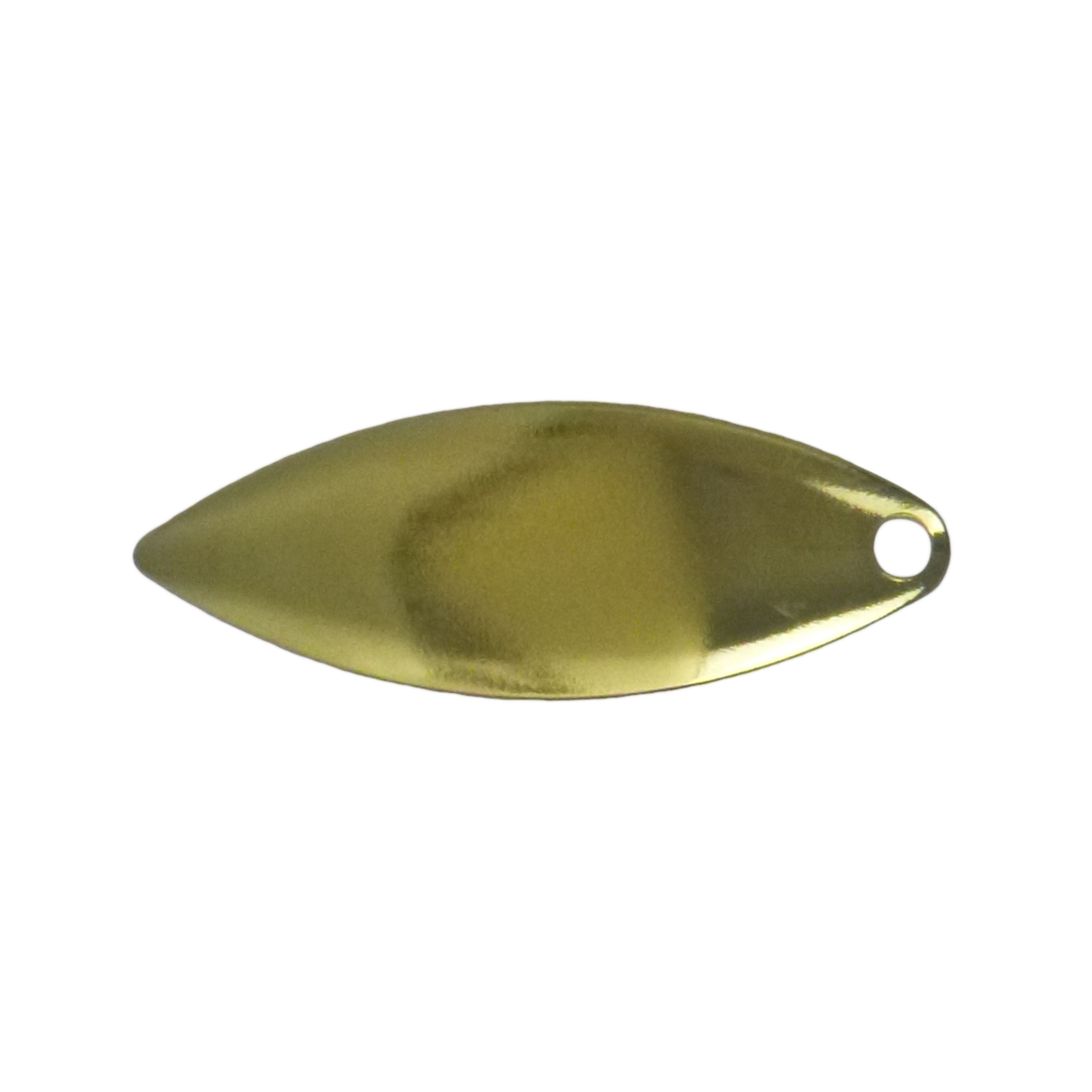 V658-93MC000270083-202507311135-00 Artizan Smooth Willow Blade, Brass, 48mmL x 17mmW, Qty 5 - Image 1