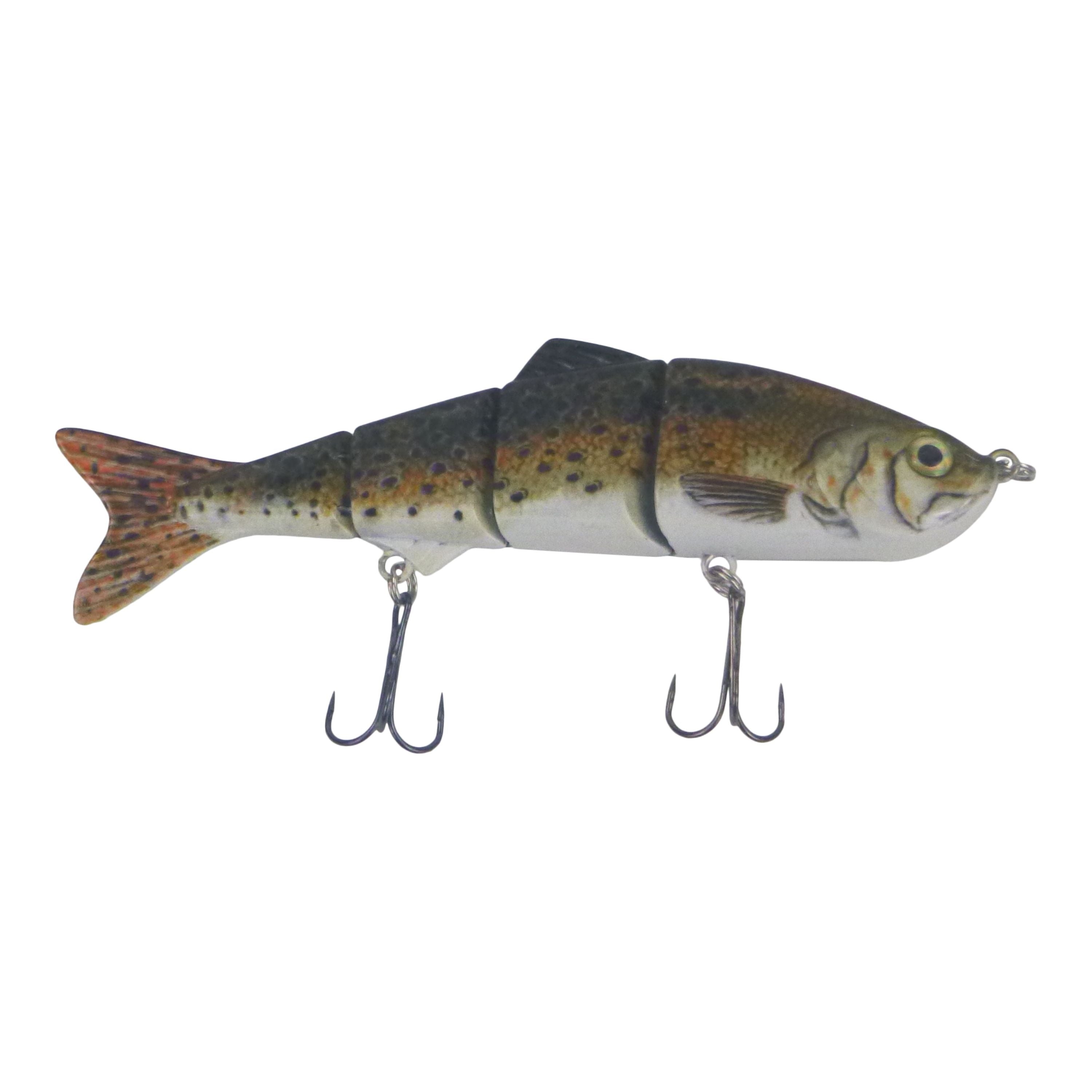 V658-93MC000326105-202507311136-00 Finesse Naturals 4 Segment Swimbait, 110mm, Perch - Image 1