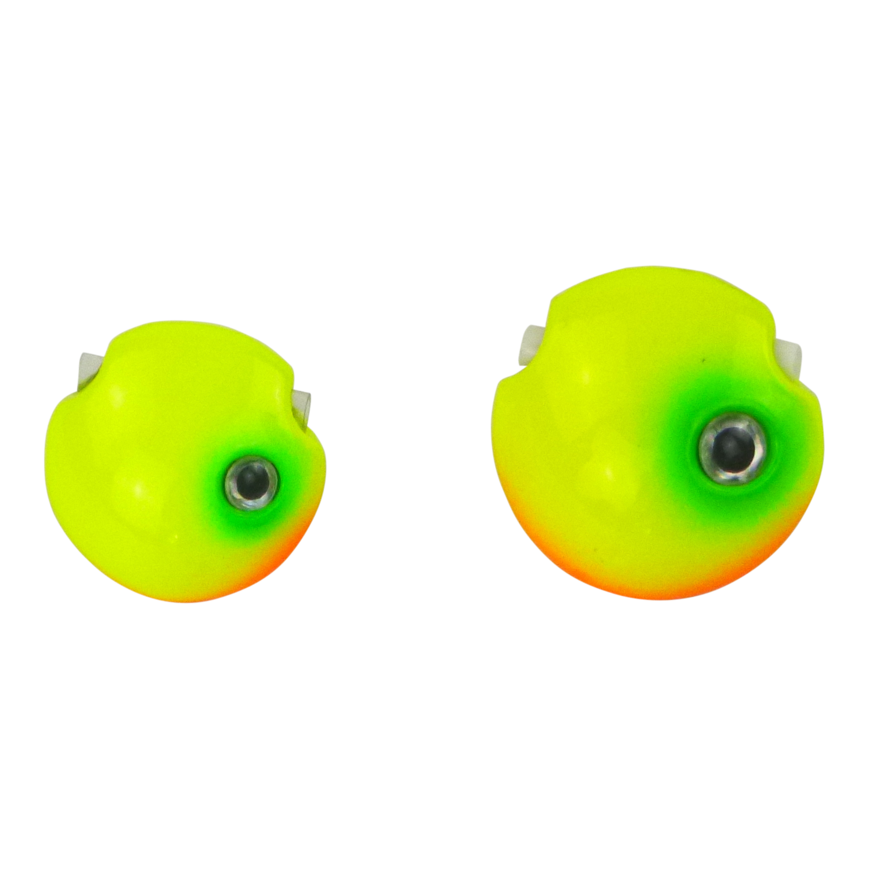 V658-93MC000361031-202507311054-00 Finesse Kabura Slider Jig Head, 100gm, Lime Spider, 2 Pack - Image 1