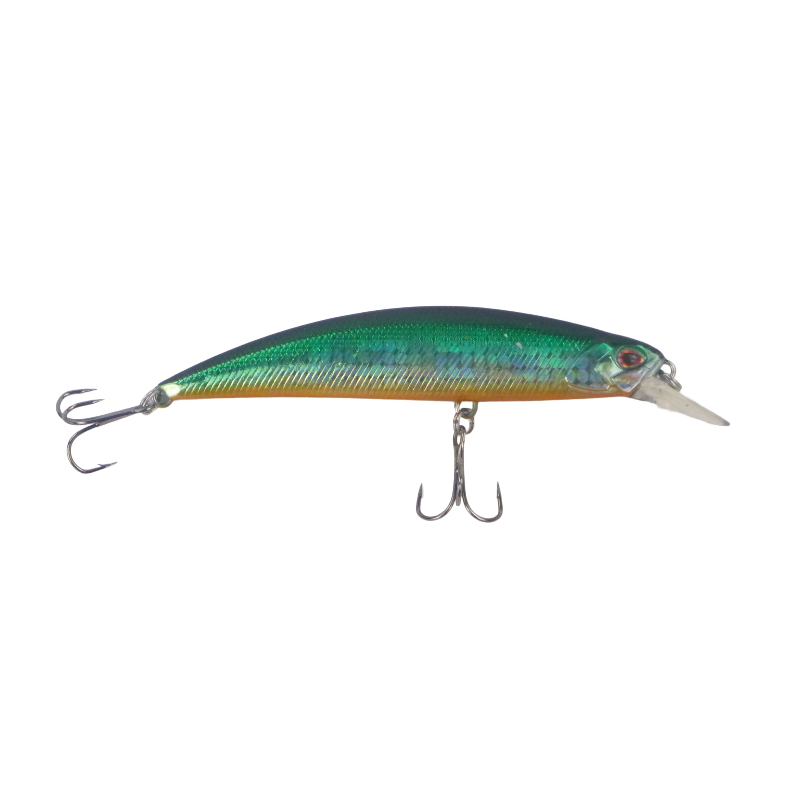 V658-93MC000540201-202507311125-00 Finesse MK22 Sinking Lure, 95mm, 15gm, Green Blaze - Image 1