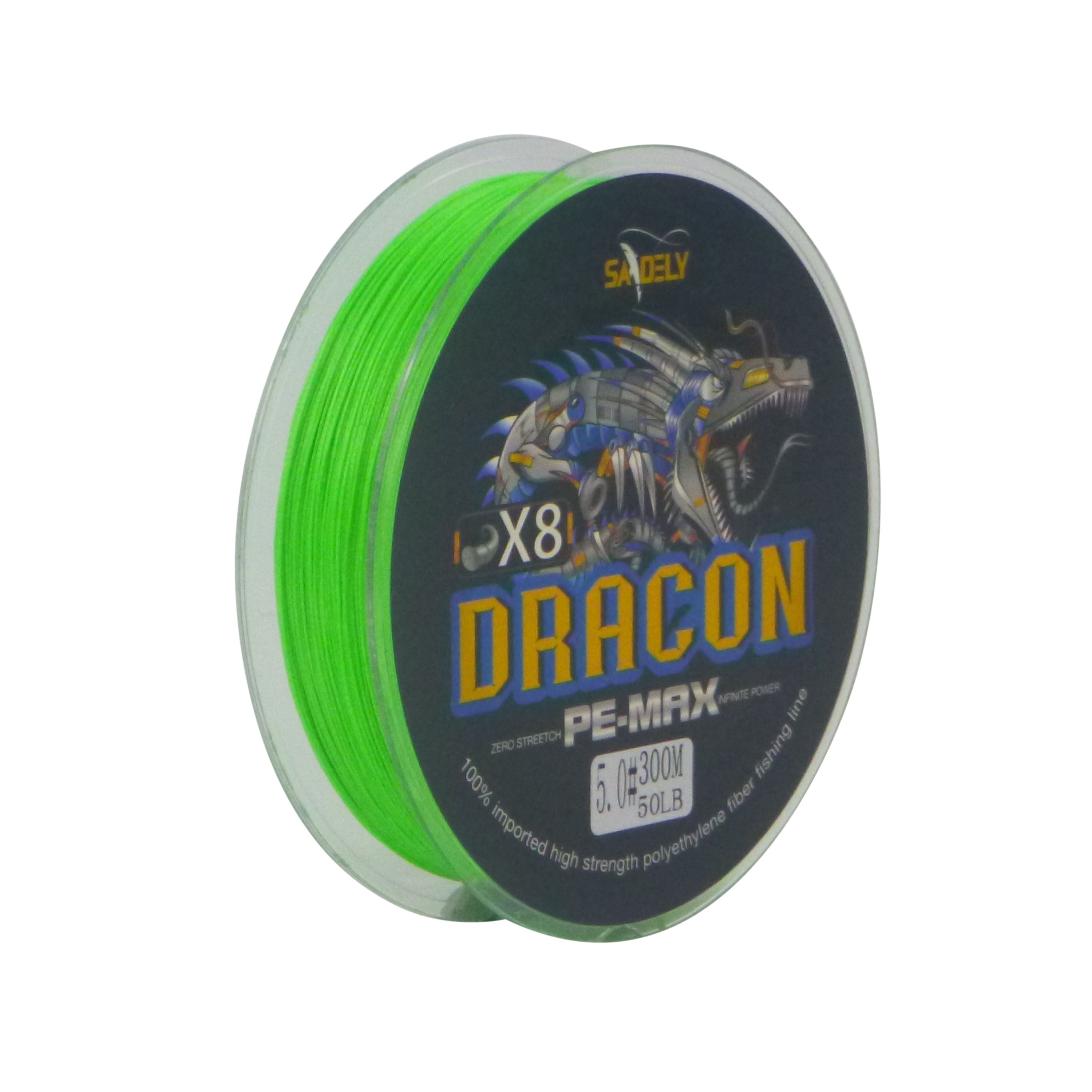 V658-93MC000630206-202507311241-00 Samdely Dracon X8 Braid, Green, #3.0, 30lb, 300Mtr - Image 1