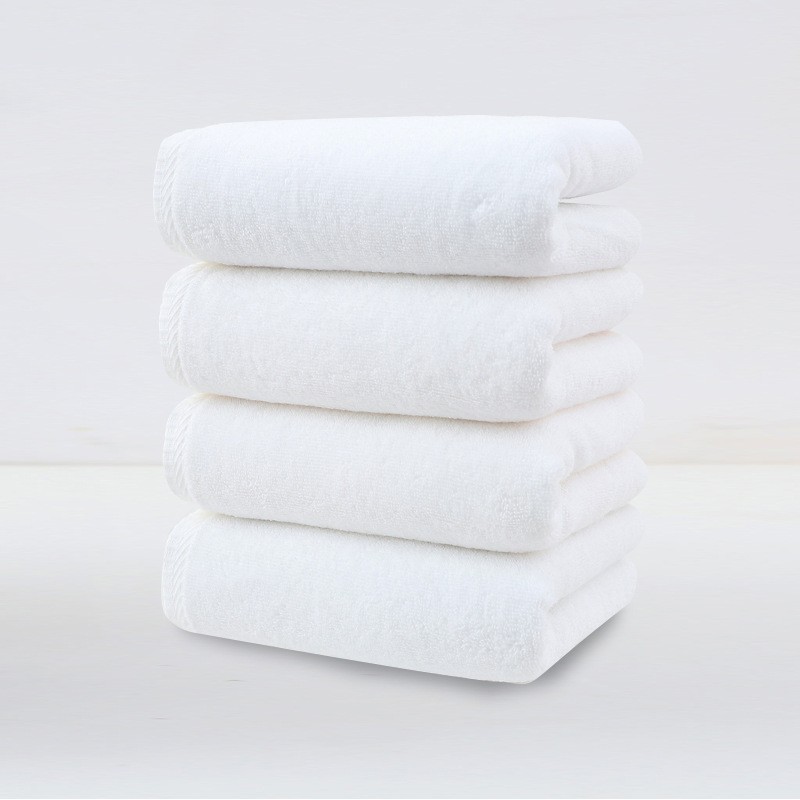 V888-ELOSUNG32931-202507151030-00 White Plush Cotton Hand Towel Set (4-Pack) - Ultra Soft, Absorbent & Quick-Drying Face Towels for Bathroom - Image 1