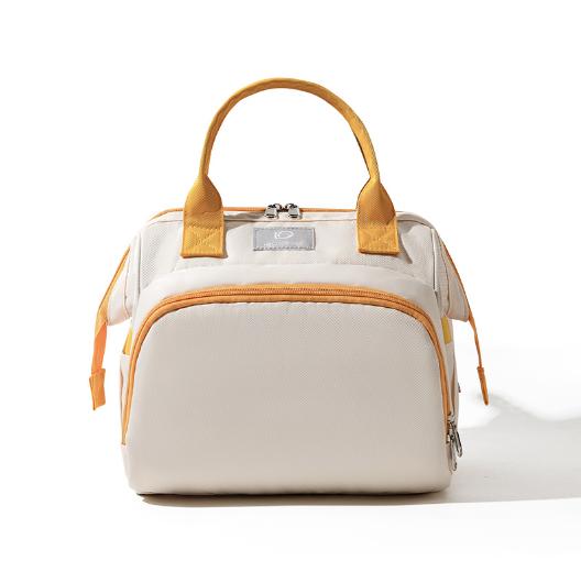 V888-ELOSUNG34359-202507071015-00 Beige Versatile 3-in-1 Nappy Bag | Convertible Backpack, Tote & Crossbody with Insulated Pockets - Image 1