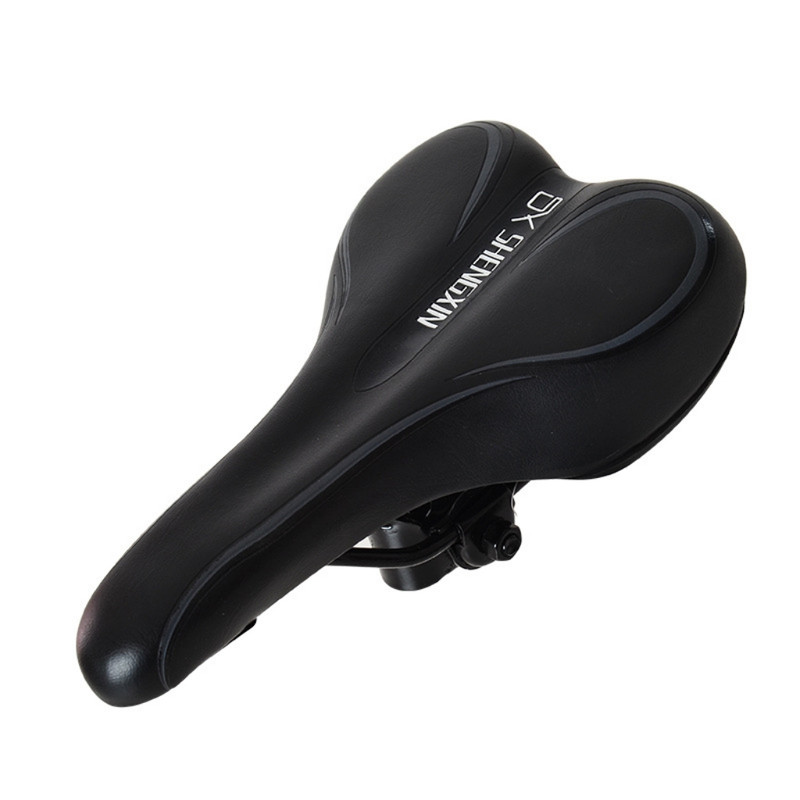 V888-ELOSUNG34465-202507160945-00 Black patterned style Mountain Bike Saddle - Comfortable and Durable Bicycle Seat for MTB and Road Bikes - Image 1