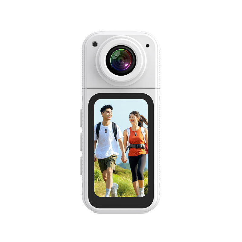 V888-ELOSUNG35784-202507281646-00 Thumb-Sized 2.7K Camera with 180 Rotatable Lens & Magnet Mount - Capture Your World Hands-Free(white+128G) - Image 1