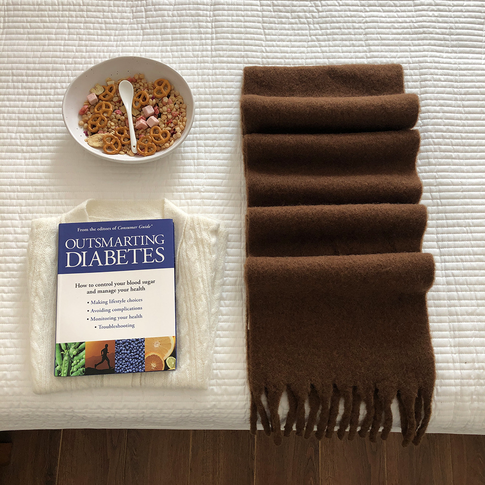 V888-ELOSUNG35878-202508131406-00 2pc Luxuriously Soft Winter Scarf with Tassel Fringe - Ultra Cozy & Warm Neck Wrap(Brown) - Image 1