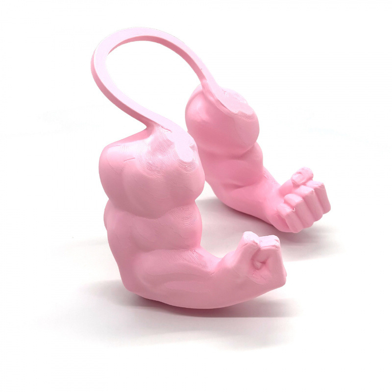 V888-ELOSUNG35917-202508191035-00 2pc Hilarious Muscle Arm Pet Costume Prop - Funny Novelty Arms for Cats & Small Dogs(pink) - Image 1