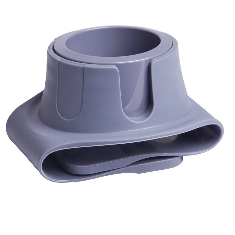 V888-ELOSUNG35924-202508280653-00 Flexible Anti-Spill Silicone Couch Arm Cup Holder - Sofa Armrest Drink Tray(Grey) - Image 1