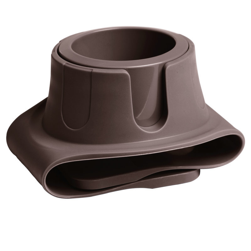 V888-ELOSUNG35926-202508280521-00 Flexible Anti-Spill Silicone Couch Arm Cup Holder - Sofa Armrest Drink Tray(coffee) - Image 1