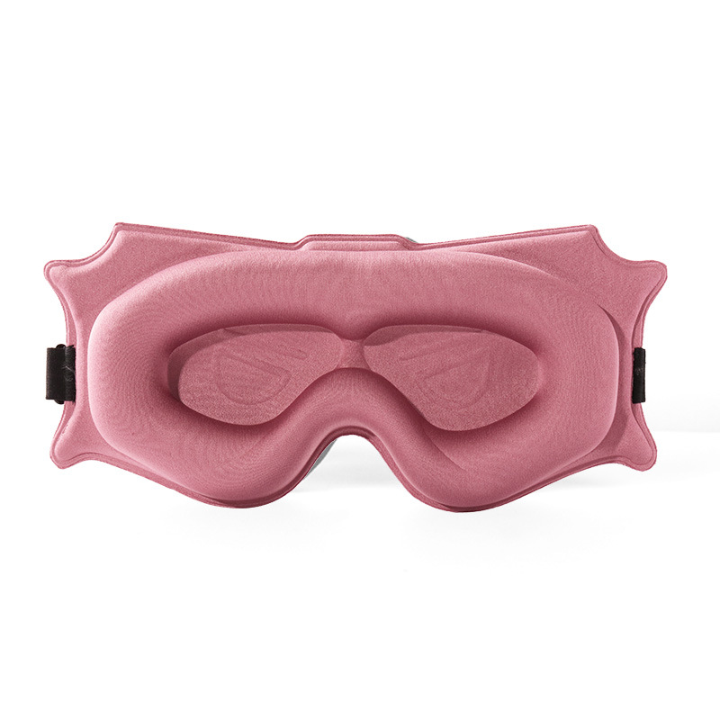 V888-ELOSUNG35978-202509041432-00 3pc 6D Contoured Zero-Pressure Sleep Mask - 360 Light Blocking Eye Mask with Adjustable Strap(Pink) - Image 1