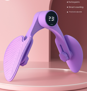 V888-ELOSUNG36039-202507250945-00 Purple Smart Kegel & Thigh Master with Counter - Adjustable Pelvic Floor Strengthening Device for Women, Inner Thigh & Glute Toner - Image 1
