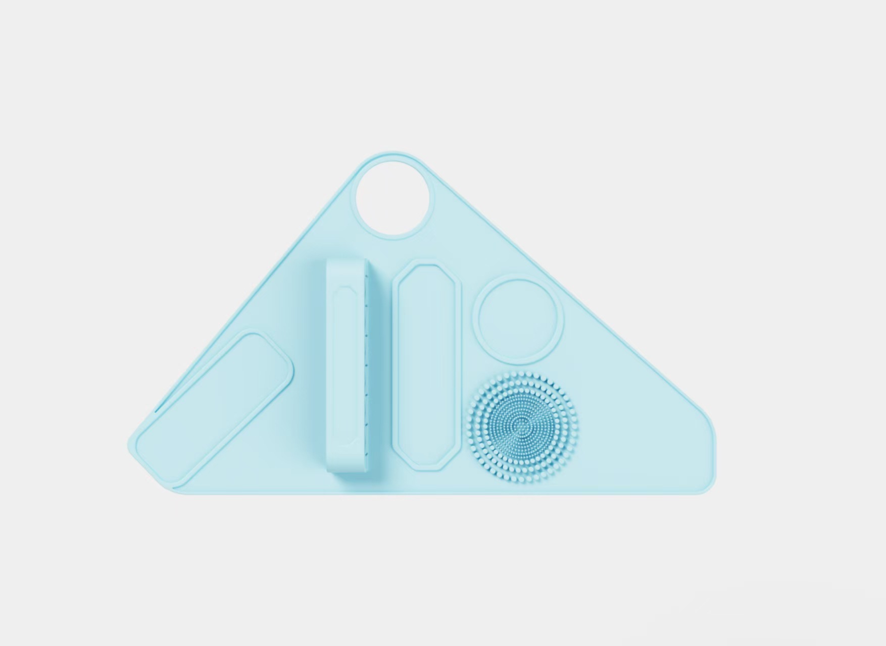 V888-ELOSUNG37009-202509091610-00 2pc Multi-Functional Silicone Makeup Artist Wristband - Wearable Palette, Brush Holder & Cleaner(blue) - Image 1