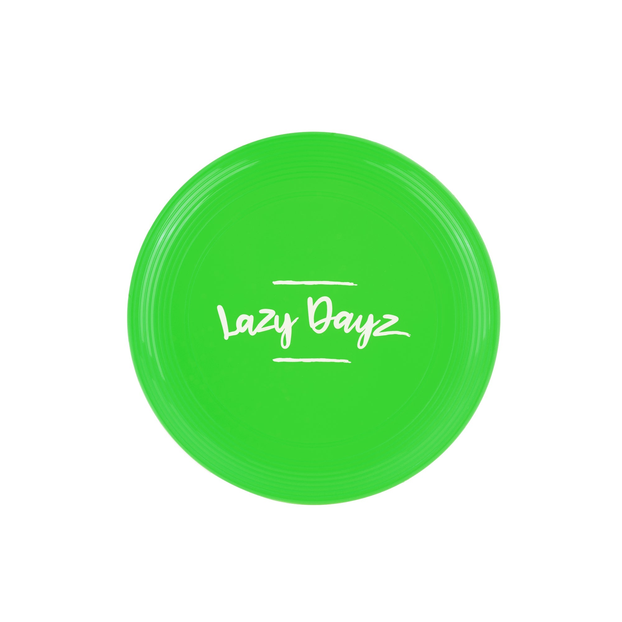 V915-LD0019-GR-202509250910-00 28cm Lazy Dayz Jumbo Neon Beach Frisbee - Green - Image 1
