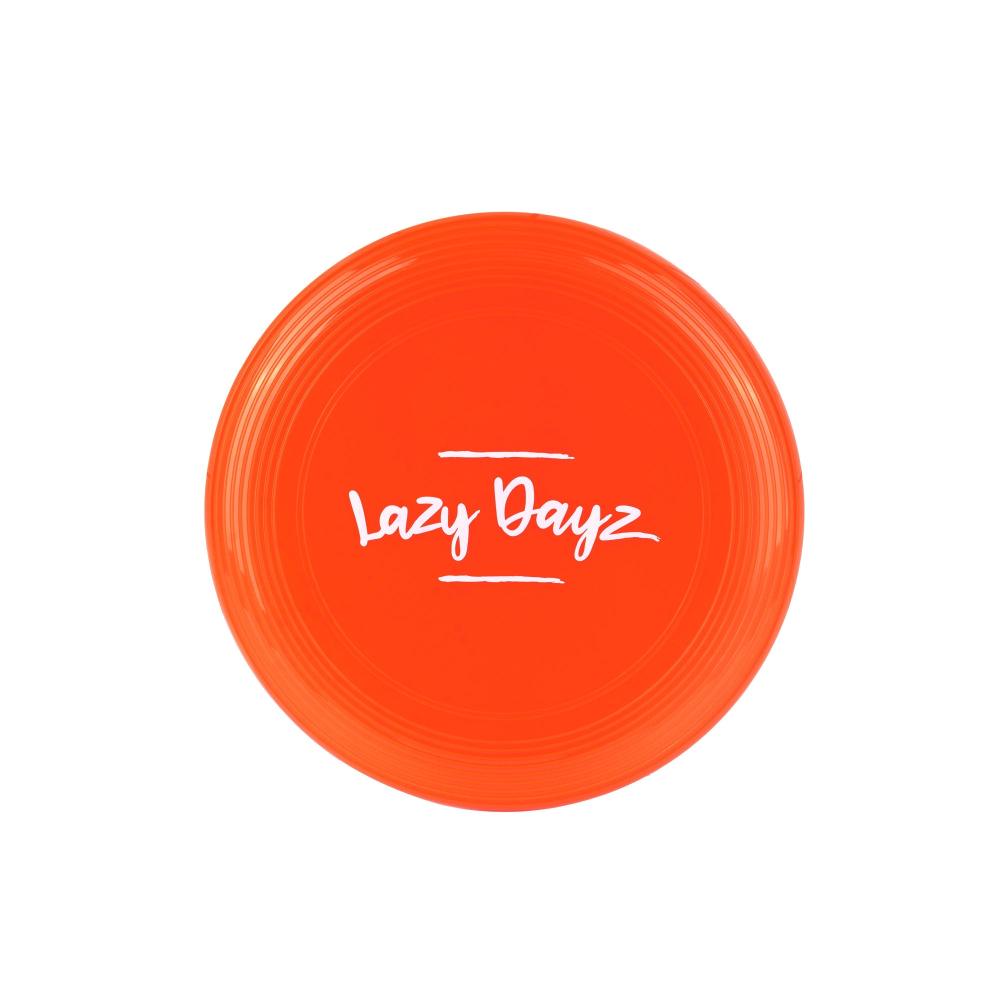 V915-LD0019-RD-202509250910-00 28cm Lazy Dayz Jumbo Neon Beach Frisbee - Red - Image 1