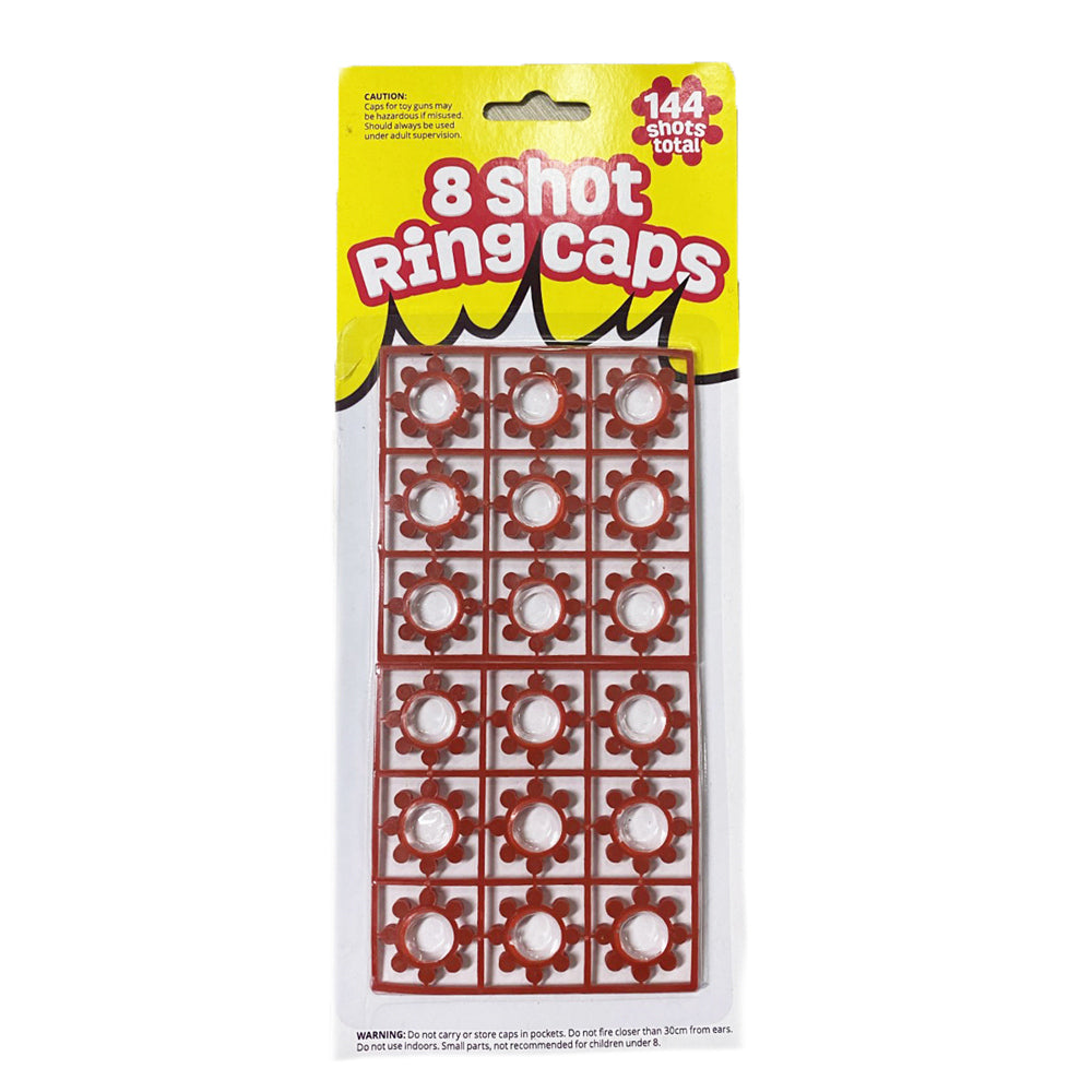 V922-AWD-CAP144R-A0311-202508251152-00 8 shots star ring caps for toy cap gun total 144 shots - Image 1
